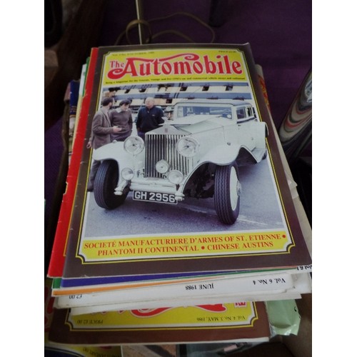 193 - CAR INTEREST. SET OF VINTAGE 'MOTOR REPAIR & OVERHAULING' BOOKS, ALSO QUANTITY OF MAGAZINES 'THE AUT... 