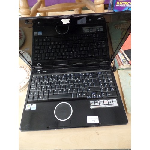 203 - PACKARD-BELL EASYNOTE LAPTOP, WITH CHARGER.