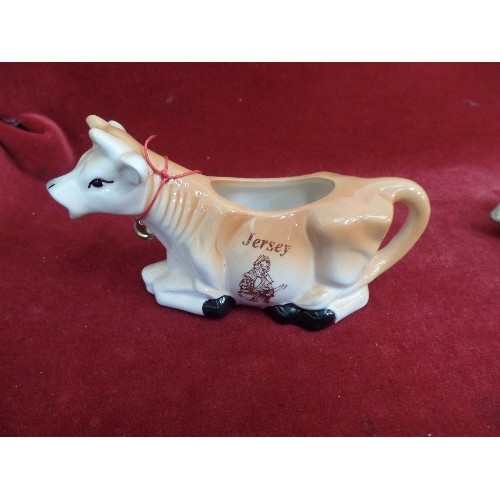 216 - 2 BOXES OF VINTAGE TRINKETS AND CERAMICS. INCLUDES PENDELFIN RABBITS, WADE, DRESDEN, ROYAL WORCESTER... 