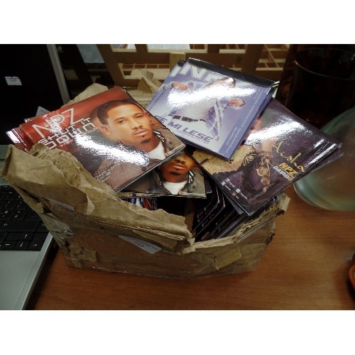 242 - BOX OF NPZ SINGLE CD'S. NEW. INC SHUT IT DOWN, AISHA, SE MI LESE ETC.