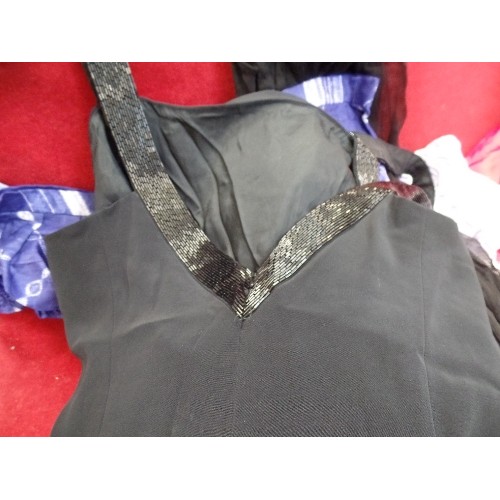 308 - GOOD QUALITY WOMENS CLOTHES. MAINLY DRESSES. M. INC KAREN MILLEN, JIGSAW, MONSOON, KALIKO, TARA JARM... 