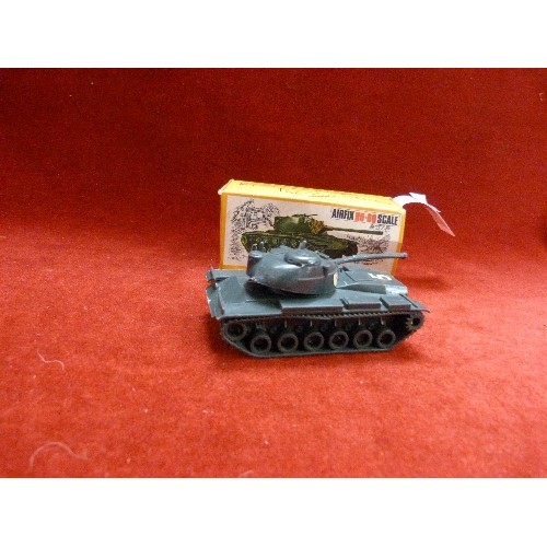 44 - VINTAGE AIRFIX HO-00 SCALE PATTON TANK. ORIGINAL BOX.