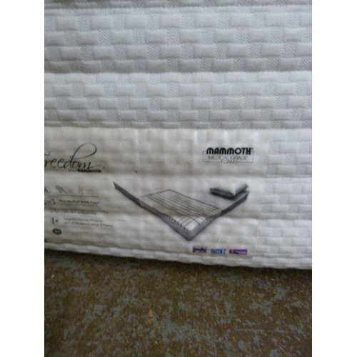 449 - DOUBLE DIVAN BED AND FREEDOM MEMORY FOAM MATTRESS