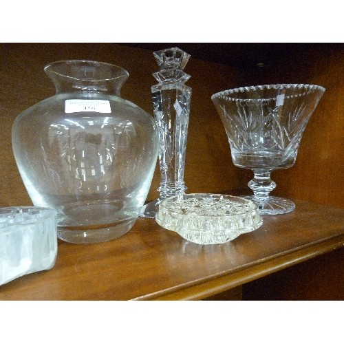 456 - NICE COLLECTION OF GLASSWARE INLUDING CAVAN IRISH CRYSTAL VASE CCMC HOTEL KILLMORE STAGES RALLY 1998... 