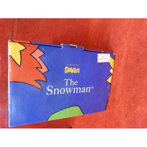 7 - COALPORT THE SNOWMAN FIGURE IN ORIGINAL BOX