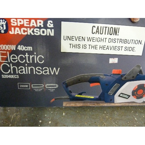 475 - SPEAR & JACKSON ELECTRIC CHAINSAW (SPARES AND REPAIRS)