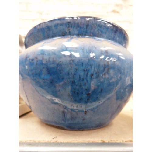 558 - GLAZED EARTHENWARE PLANT POT