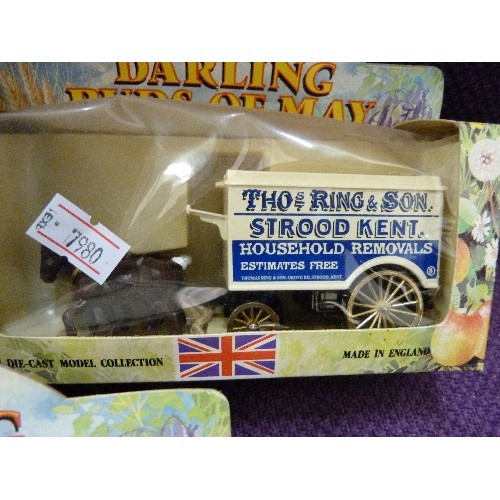 115 - LLEDO COLLECTORS DIE-CAST VEHICLES X 6. 'DARLING BUDS OF MAY' BOXED.