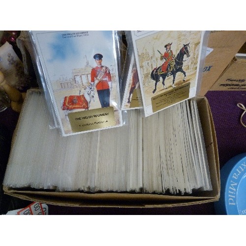 171 - NEW/PACKAGED GEOFF WHITE MILITARY POSTCARDS. 125 X SETS, 6 IN A SET. 5 X DESIGNS.