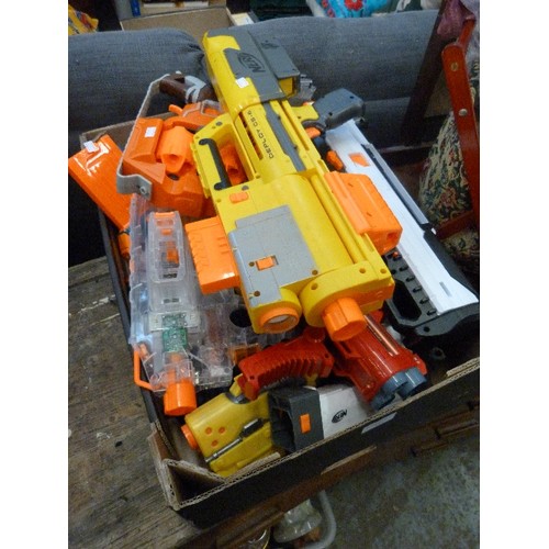 442 - BOX FULL OF NERF GUNS.