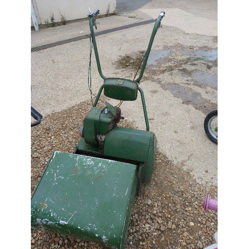 625 - ATCO VINTAGE PETROL CYLINDER LAWN MOWER