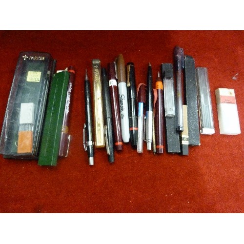 25 - BOX OF TECHNICAL DRAWING PENS - ROTRING ETC