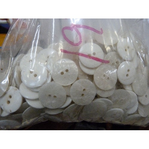 126B - 4 BAGS OF BUTTONS (LARGE QUANTITY)