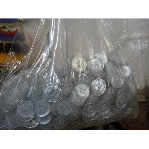 126B - 4 BAGS OF BUTTONS (LARGE QUANTITY)