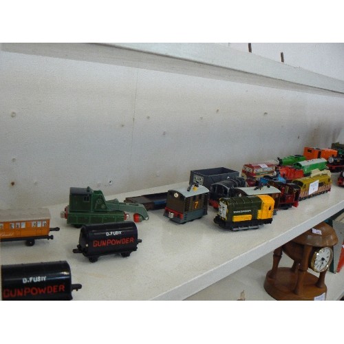 81 - THOMAS THE TANK ENGINE MODEL TRAIN ENGINES. ERTL ETC. COLLECTION OF 30 PLUS.