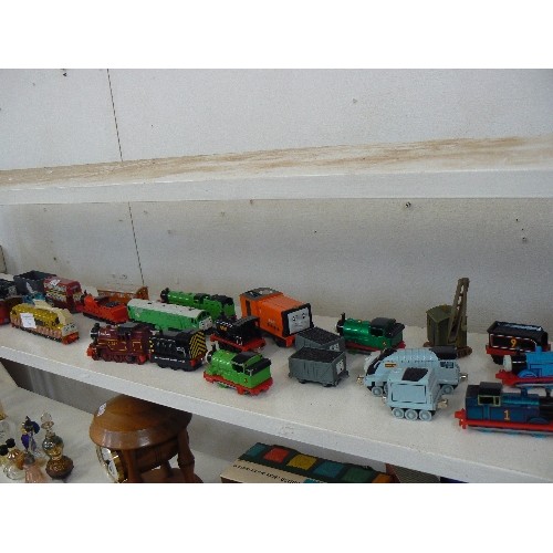 81 - THOMAS THE TANK ENGINE MODEL TRAIN ENGINES. ERTL ETC. COLLECTION OF 30 PLUS.