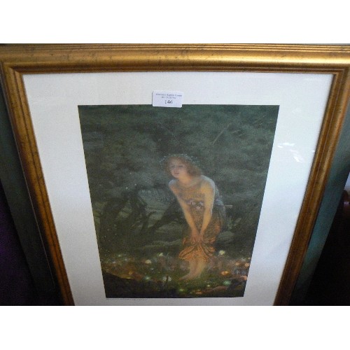 146 - 16 X FRAMED/GLAZED PICTURES. INC CHERUBS, FLOWERS AND RIVER SCENES.