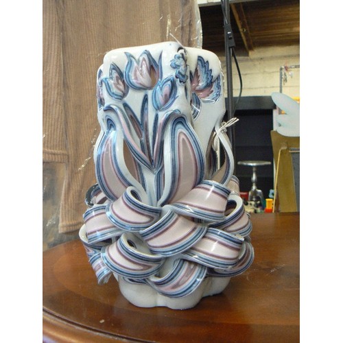 219 - UNUSUAL DUTCH CANDLE SCULPTURE, BY HOLLAND HOUSE CANDLES INC.