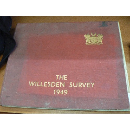 227 - THE WILLESDON SURVEY 1949. INTERESTING VINTAGE BOOK FROM WILLESDON /CRICKLEWOOD/ KILBORN/ NEASDEN ET... 