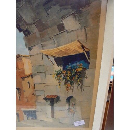 323 - MEDITERRANEAN SCENE 'THE OLD ARCHWAY' PRINT BY D'OYLY JOHN.