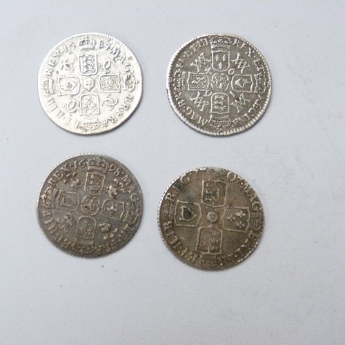 26 - COLLECTION OF 16 EARLY SIXPENCE SILVER COINS
1684 CHARLES II (F)
1694 