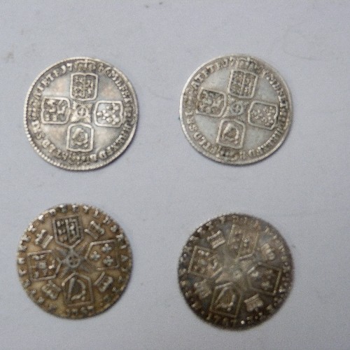 26 - COLLECTION OF 16 EARLY SIXPENCE SILVER COINS
1684 CHARLES II (F)
1694 