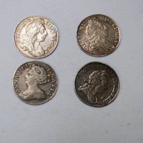 26 - COLLECTION OF 16 EARLY SIXPENCE SILVER COINS
1684 CHARLES II (F)
1694 