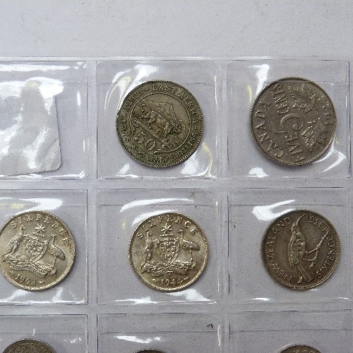 29 - COLLECTION OF COMMONWEALTH COINS A NUMBER OF SILVER, VICTORIAN EDWARD VII GEORGE V