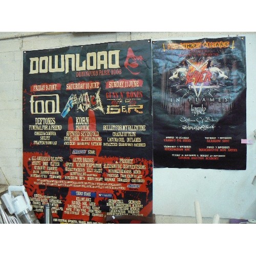 211 - ORIGINAL POSTERS OF GUNS & ROSES. DOWNLOAD FESTIVAL. DONINGTON PARK 2006 LIVE NATION FESTIVAL POSTER... 