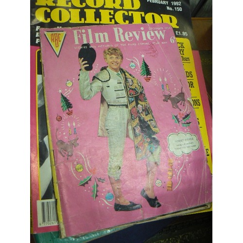 391 - 8 X VINTAGE ROCK/POP RELATED BOOKS. ROCKABILLY LEGENDS, RECORD COLLECTOR 150 & 149. VALENTINE POP SP... 