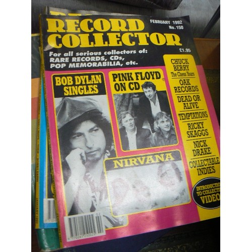 391 - 8 X VINTAGE ROCK/POP RELATED BOOKS. ROCKABILLY LEGENDS, RECORD COLLECTOR 150 & 149. VALENTINE POP SP... 