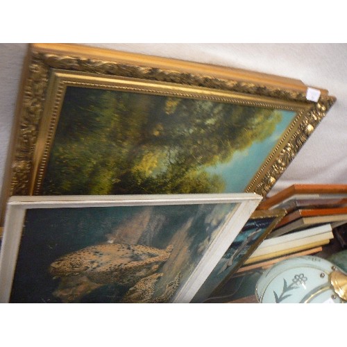 484 - QUANTITY OF MIXED PRINTS IN FRAMES