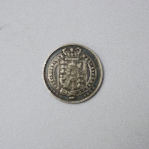 37 - COLLECTION OF 5 GEORGE IV & WILLIAM IV SILVER ONE SHILLING COINS 
1823  SECOND REVERSE  (VF TO EF)
1... 