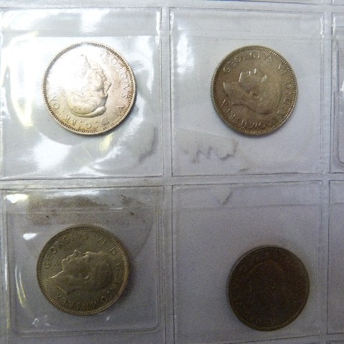 38 - COLLECTION OF 24 ONE SHILLING COINS PART SILVER GEORGE  V.  GEORGE VI.
1911 (V/F)
1914 (V/F)
1916 (V... 