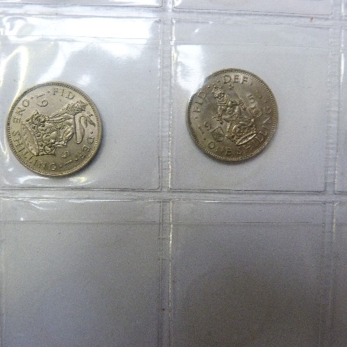 38 - COLLECTION OF 24 ONE SHILLING COINS PART SILVER GEORGE  V.  GEORGE VI.
1911 (V/F)
1914 (V/F)
1916 (V... 