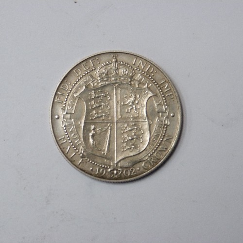 75 - SILVER HALFCROWN 1902 EDWARD VII (EF)