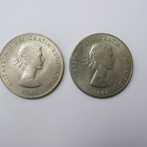 137 - COLLECTION OF 8 CROWN ( 5 SHILLINGS) COINS GEORGE VI AND QUEEN ELIZABETH II 
2 X 1951  GEORGE VI   (... 