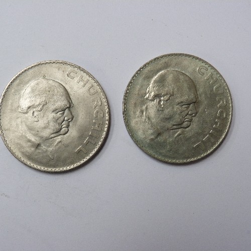 137 - COLLECTION OF 8 CROWN ( 5 SHILLINGS) COINS GEORGE VI AND QUEEN ELIZABETH II 
2 X 1951  GEORGE VI   (... 