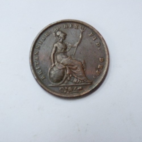 171 - 1825 GEORGE IV ONE PENNY (VF)