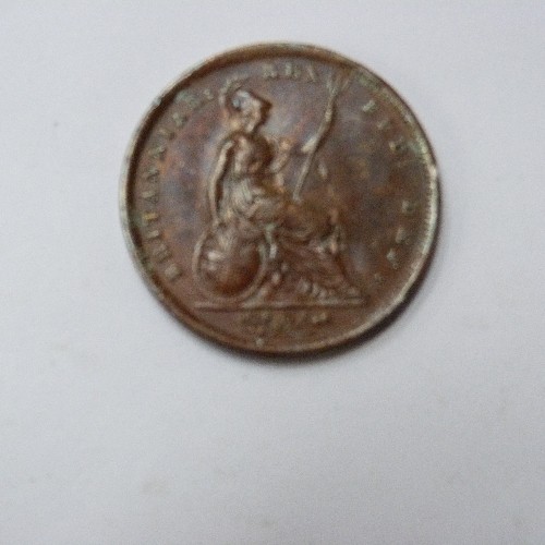 172 - 1826 GEORGE IV ONE PENNY  (VF TO EF)