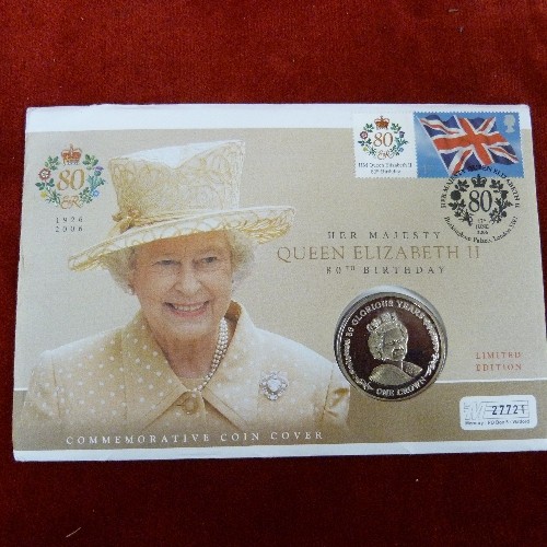 231 - COLLECTION OF MINT AND UNC BRITISH COINS;
2 X 1999 £5 PRINCESS DIANA
2 X 2000 £5 QUEEN MOTHER 
1 X 2... 