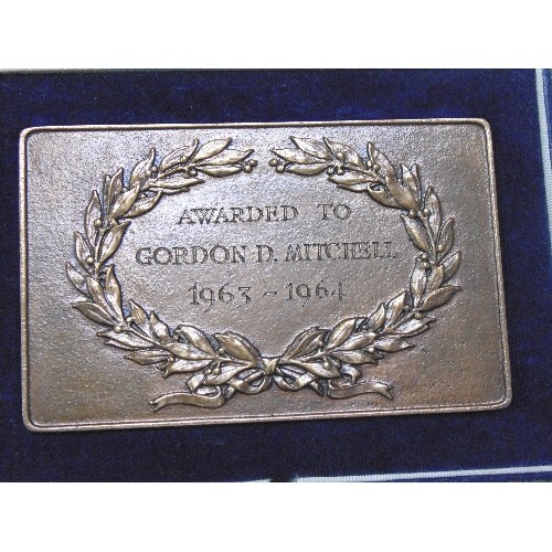 200 - AN ABERDEEN GRAMMAR SCHOOL STERLING SILVER AWARD MEDAL - BIRMINGHAM HALLMARK 1963, LATIN INSCRIPTION... 