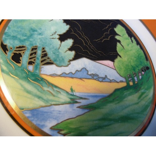 188 - A BEAUTIFUL ROYAL WORCESTER COLLECTOR'S PLATE FROM THE ART DECO COLLECTION - COMMEMORATING THE 250TH... 