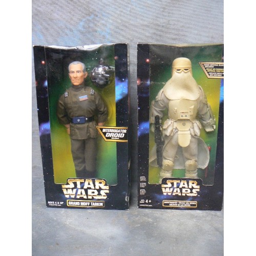 325 - STAR-WARS FIGURES. GRAND MOFF TARKIN WITH INTERROGATOR DROID INCLUDED. ALSO SNOWTROOPER. BOTH APPEAR... 