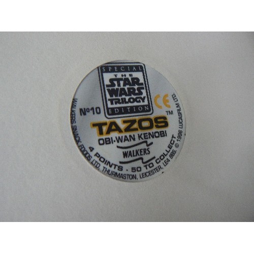 329 - STAR-WARS. SIGNED 'BRIAN BLESSED' BOSS NASS DRINK BEAKER. TOGETHER WITH A SPECIAL EDITION TAZO COLLE... 