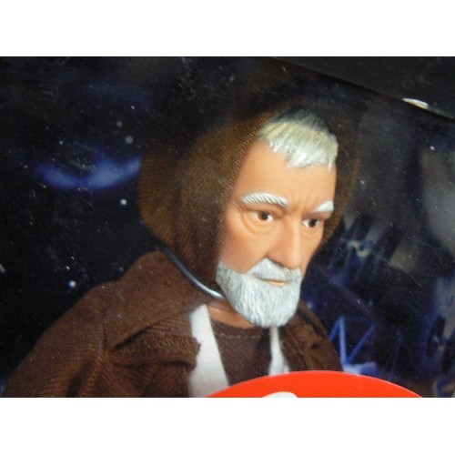 332 - STAR-WARS. OBI-WAN KENOBI FULLY POSEABLE FIGURE[BOXED] ALSO 2 X HARDBACK BOOKS. RETURN OF THE JEDI, ... 