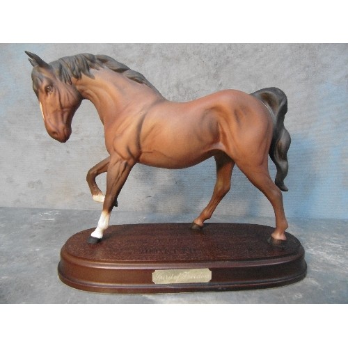 196 - ROYAL DOULTON BONE CHINA HORSE 