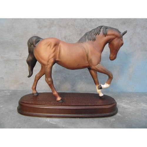 196 - ROYAL DOULTON BONE CHINA HORSE 