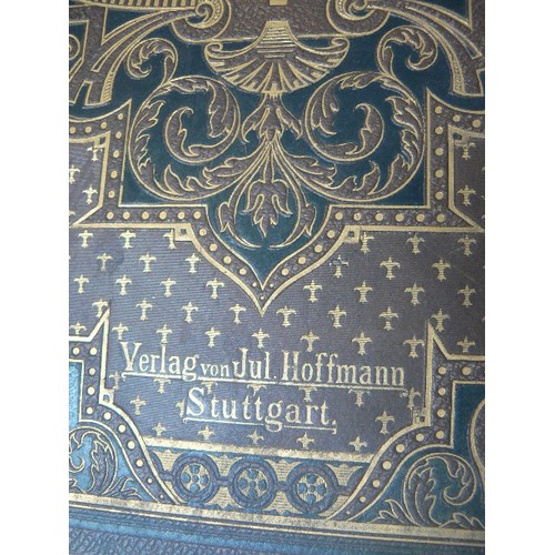 258 - GERMAN BOOK : DER ORNAMENTENSCHATZ EIN MUSTERBUCH BY H DOLMETSCH (THE TREASURE OF ORNAMENTS A SAMPLE... 