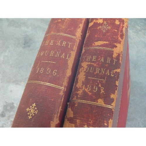 251 - TWO SCARCE ORIGINAL VOLUMES OF THE ART JOURNAL  - NEW SERIES 1896 & 1897, PUBLISHED BY J S VIRTUE & ... 